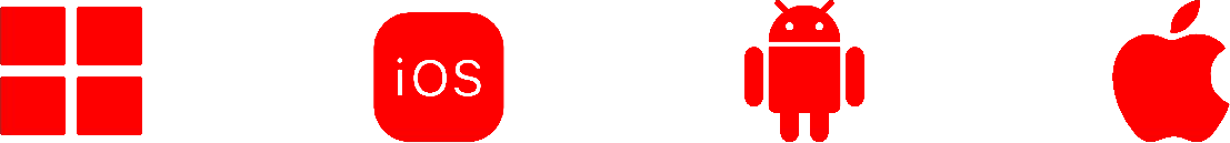 Windows, iOS, Android and Apple